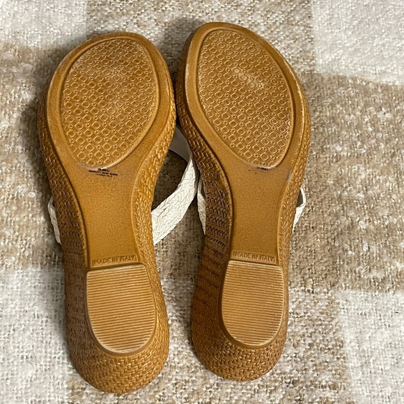 Tuscany By Easy Street White & brown wedge sandals - Picture 3 of 7